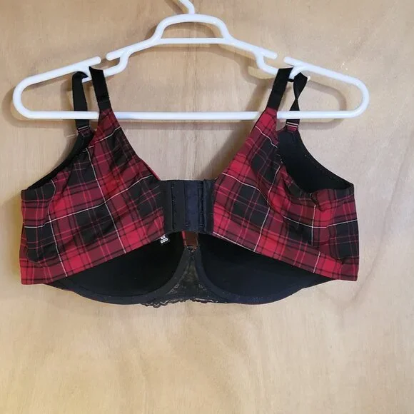 Torrid Curve 44DDD Bra Red Plaid - Picture 6 of 6